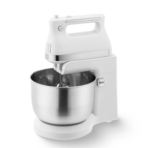CX-6670 Hand Mixer with 3.5L Stainless Steel Rotating Mixing Bowl